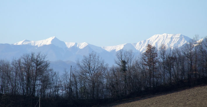 Vista dall'agriturismo ca di malfolle